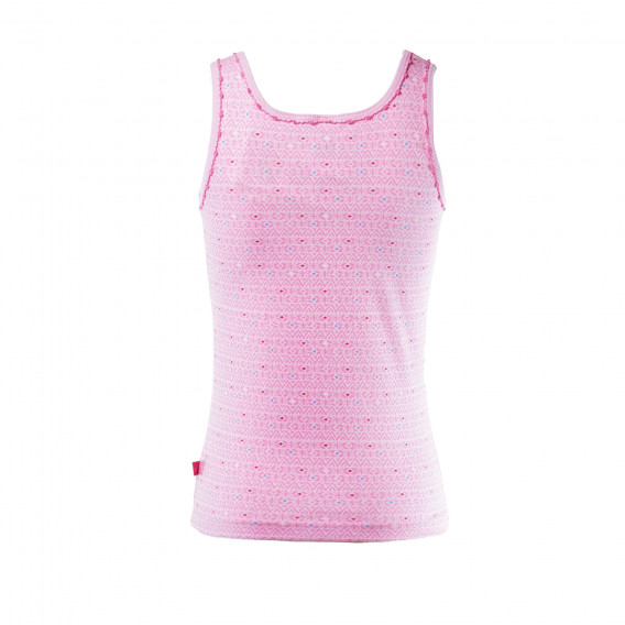 Βαμβακερή μπλούζα για ροζ κορίτσι SCHIESSER 193474 2