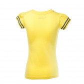 Βαμβακερό T-shirt για αγόρι, με τυπωμένο νο 23, κίτρινο COSY REBELS 19415 2