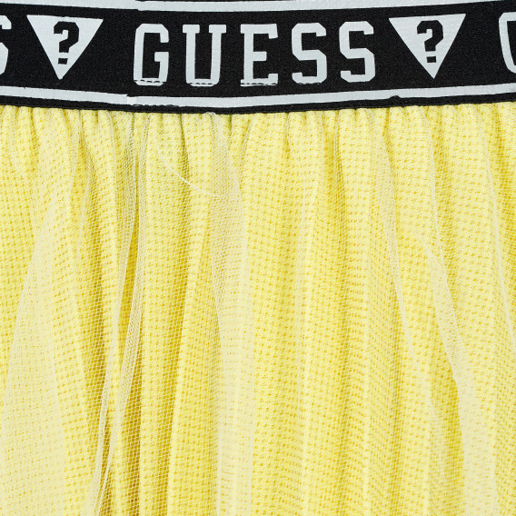 Φούστα με ελαστική ζώνη με το λογότυπο της μάρκας για ένα κορίτσι Guess 194205 4