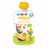 Βιολογικά πρωινό, μήλα, αχλάδια και μπανάνες, 3-5 μηνών, 100 γρ. Hipp 19600 