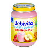 Γιαούρτι πουρές με φρούτα, 9-11 μηνών, βάζο 190 γρ. Bebivita 19658 
