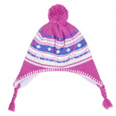 Χειμερινό καπέλο με φούντες για ένα κοριτσάκι, πολύχρωμο Z Generation 201165 3