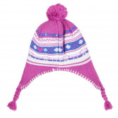 Χειμερινό καπέλο με φούντες για ένα κοριτσάκι, πολύχρωμο Z Generation 201166 4