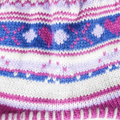 Χειμερινό καπέλο με φούντες για ένα κοριτσάκι, πολύχρωμο Z Generation 201167 5