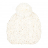 Πλεκτό καπέλο χειμώνα για ένα κορίτσι, μπεζ Z Generation 201177 3