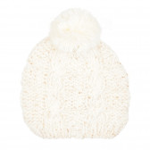 Πλεκτό καπέλο χειμώνα για ένα κορίτσι, μπεζ Z Generation 201180 6