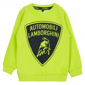 Σετ αθλητική, βαμβακερή φόρμα για αγόρι, σε μαύρο και ηλεκτρίκ πράσινο χρώμα Lamborghini 201238 4