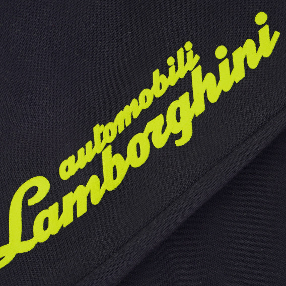 Σετ αθλητική, βαμβακερή φόρμα για αγόρι, σε μαύρο και ηλεκτρίκ πράσινο χρώμα Lamborghini 201242 3