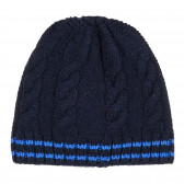 Μπλε πλεκτό καπέλο αγοριού Z Generation 201328 2