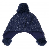 Χειμερινό καπέλο με φούντες για ένα κορίτσι, μπλε Z Generation 201330 3