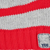 Βαμβακερό καπέλο σε γκρι και κόκκινο χρώμα για ένα αγόρι Z Generation 201334 2