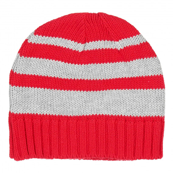 Βαμβακερό καπέλο σε γκρι και κόκκινο χρώμα για ένα αγόρι Z Generation 201335 3