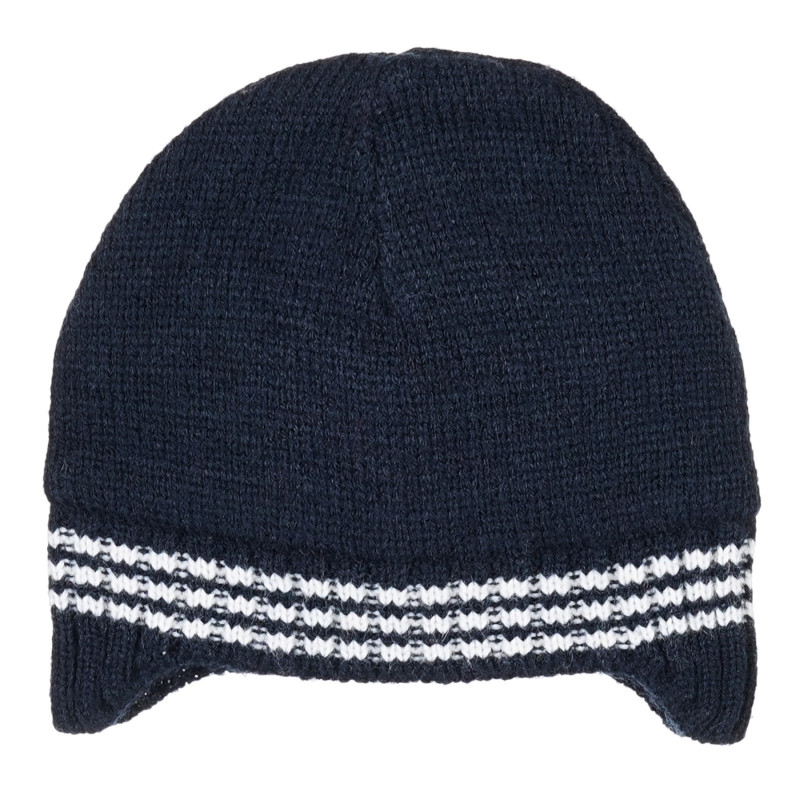 Πλεκτό καπέλο, μπλε  201348