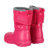 Ροζ μπότες με καουτσούκ και υφάσματα Chicco 202162 2