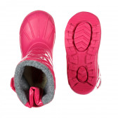 Ροζ μπότες με καουτσούκ και υφάσματα Chicco 202163 3