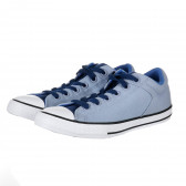 Υφασμάτινα sneakers σε λευκό και μπλε χρώμα, με κορδόνια CONVERSE 202212 