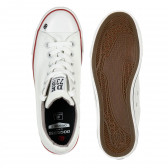 Λευκά sneakers με κορδόνια για κορίτσι Dockers 202256 3