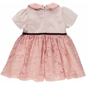 Κοντομάνικο φόρεμα για μωρά με δαντέλα Picolla Speranza 20228 2