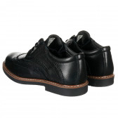 Μαύρα δερμάτινα παπούτσια Friboo 202303 2
