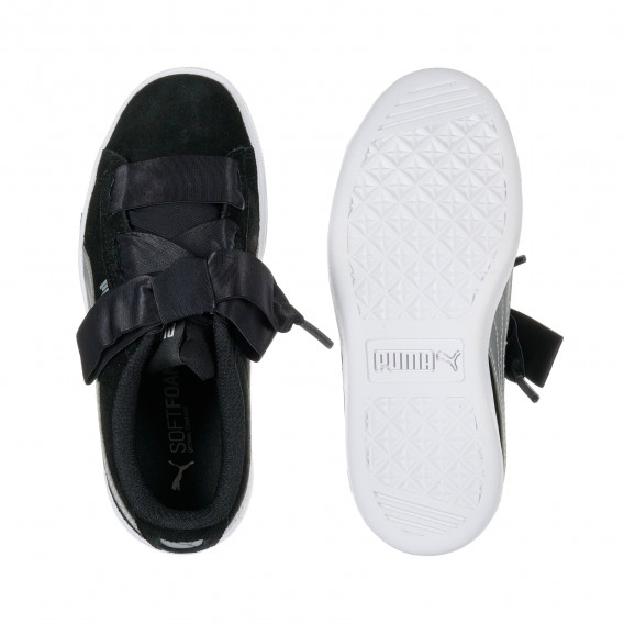 Μαύρα sneakers με σατέν κορδόνια  Puma 202710 3