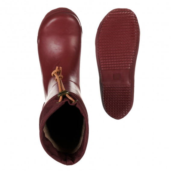 Λαστιχένιες μπότες σε κόκκινο χρώμα Bisgaard 203239 3