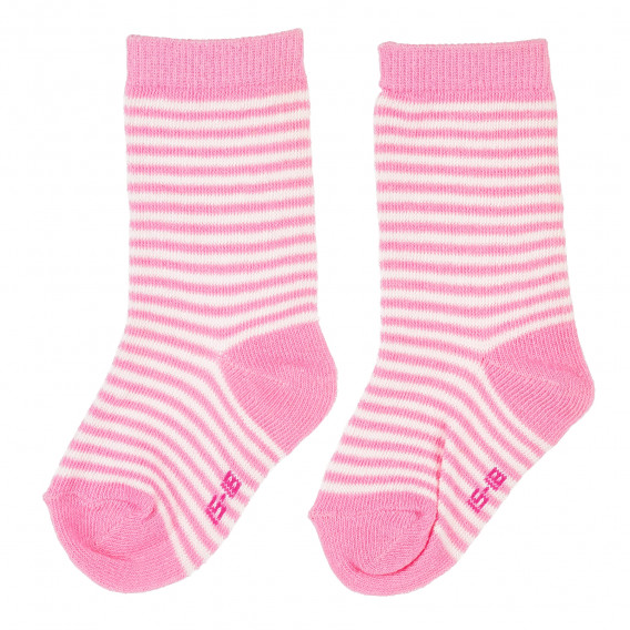 Σετ από τρία ζευγάρια βρεφικές κάλτσες για κορίτσια πολύχρωμα Z Generation 203525 3