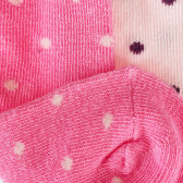 Σετ από δύο ζευγάρια βρεφικές κάλτσες για κορίτσια ροζ Z Generation 203556 2