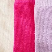 Τρία ζευγάρια πολύχρωμες παιδικές κάλτσες, για κορίτσι  Z Generation 203581 6