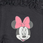 Βρεφικό κολάν με βολάν και σχέδιο Minnie Mouse, σκούρο γκρι Cool club 203701 3
