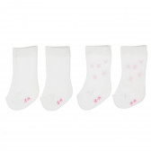 Ροζ σετ από δύο ζευγάρια κάλτσες για κοριτσάκι Z Generation 204105 4
