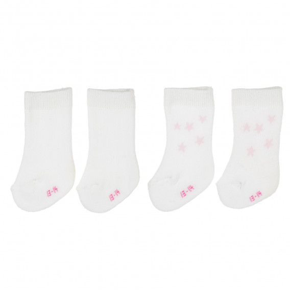 Ροζ σετ από δύο ζευγάρια κάλτσες για κοριτσάκι Z Generation 204105 4