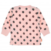 Βρεφικό σετ μπλούζα και παντελόνι, σε ροζ και γκρι χρώμα Cool club 204158 4