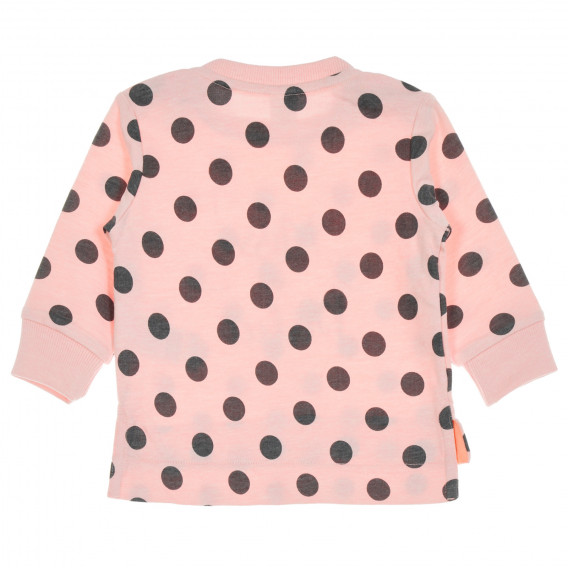 Βρεφικό σετ μπλούζα και παντελόνι, σε ροζ και γκρι χρώμα Cool club 204158 4