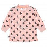 Βρεφικό σετ μπλούζα και παντελόνι, σε ροζ και γκρι χρώμα Cool club 204161 7