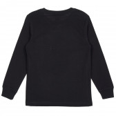 Βαμβακερή, μακρυμάνικη μπλούζα Minion, σε μαύρο χρώμα Cool club 204291 4