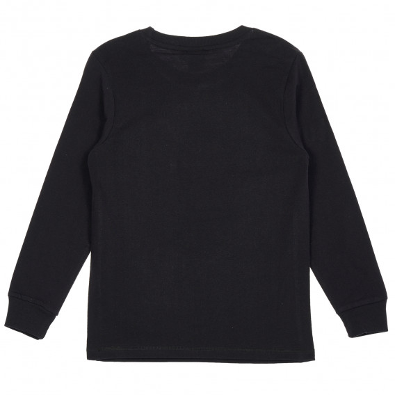 Βαμβακερή, μακρυμάνικη μπλούζα Minion, σε μαύρο χρώμα Cool club 204291 4