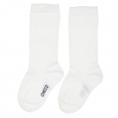 Σετ από δύο ζευγάρια λευκές κάλτσες μωρών Chicco 204408 3