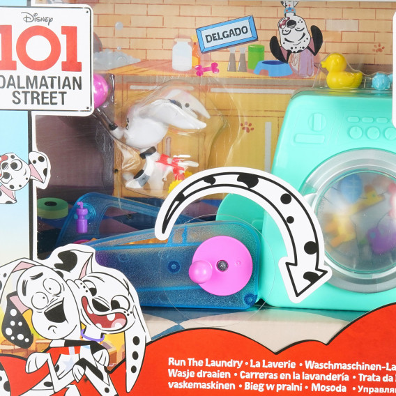 101 σετ παιχνιδιών Dalmatians + φιγούρες - πλυντήριο ρούχων 101 Dalmatians 204779 2