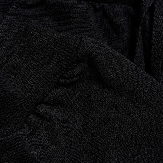 Μαύρο αθλητικό παντελόνι με μικρή εκτύπωση για ένα αγόρι Acar 205196 3