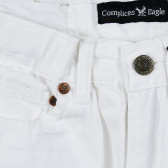 Βαμβακερό τζιν σε λευκό χρώμα, για κορίτσι Complices 205235 2
