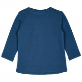 Μπλούζα με τυπωμένο σχέδιο μπροκάρ, μπλε Cool club 205481 4
