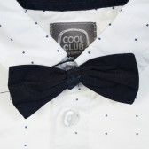 Βρεφικό πουκάμισο με τυπωμένα σχέδια, λευκό Cool club 205541 2