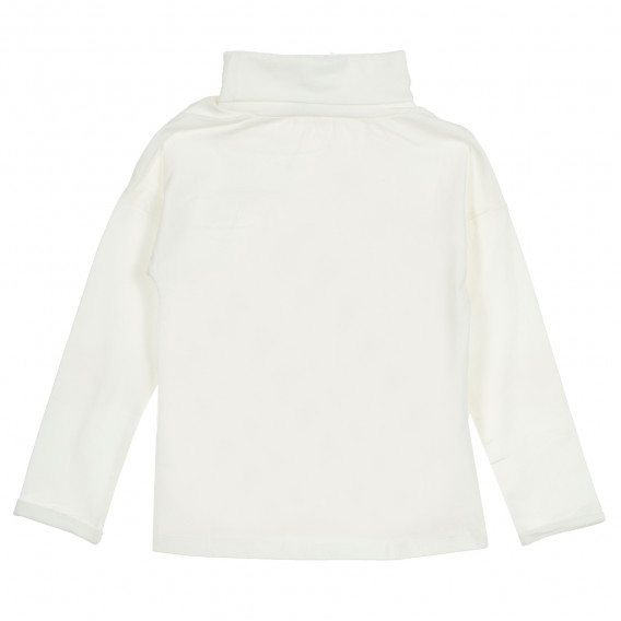Λευκό βαμβακερό μπλουζάκι με στάμπα Chicco 205688 8