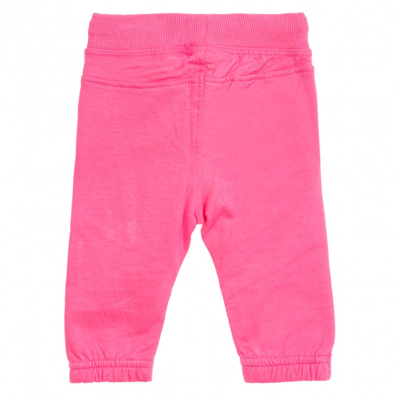 Παντελόνι με κορδόνια για μωρά, ροζ Cool club 206308 4