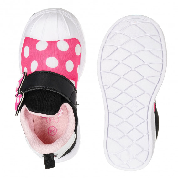 Πάνινα παπούτσια με ελαφρές σόλες με εκτύπωση Minnie Mouse για ένα κορίτσι Minnie Mouse 206548 3