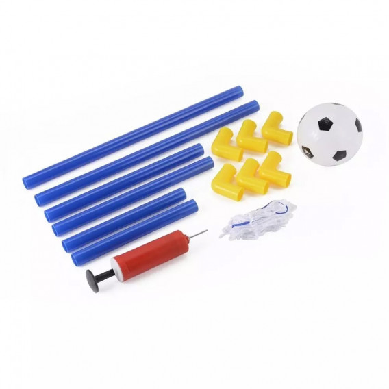 Παιδικό τέρμα ποδοσφαίρου με δίχτυ, διαστάσεις: 55,5 x 78,5 x 45,5 εκ, μπάλα και αντλία GT 206939 2