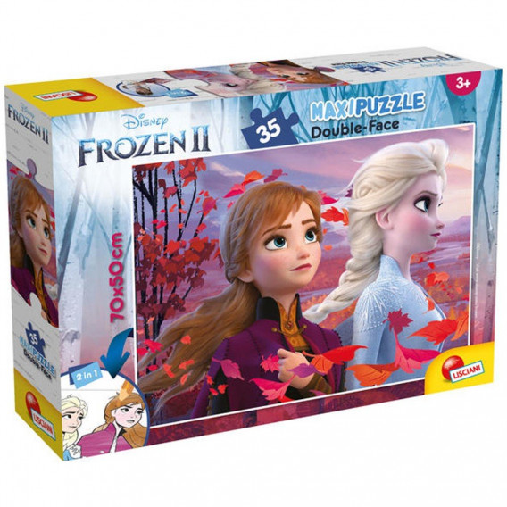 Παζλ 2 σε 1 Frozen Kingdom SUPERMAXI 35 κομμάτια Frozen 207062 