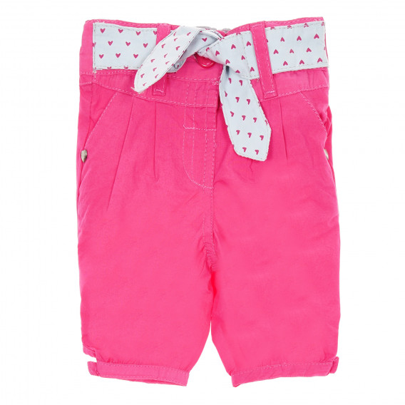 Βαμβακερό παντελόνι μωβ, ροζ Tape a l'oeil 207313 