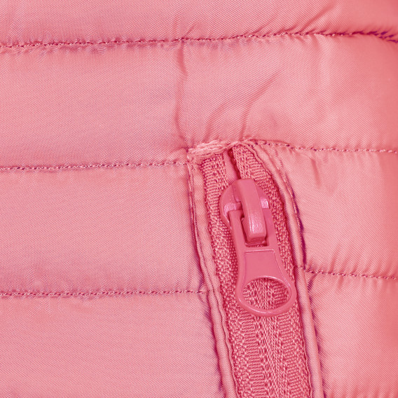 Ροζ μπουφάν με κουκούλα για κορίτσι Midimod 207517 6