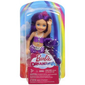Γοργόνα Barbie Dreamtopia με μοβ μαλλιά Barbie 207641 3